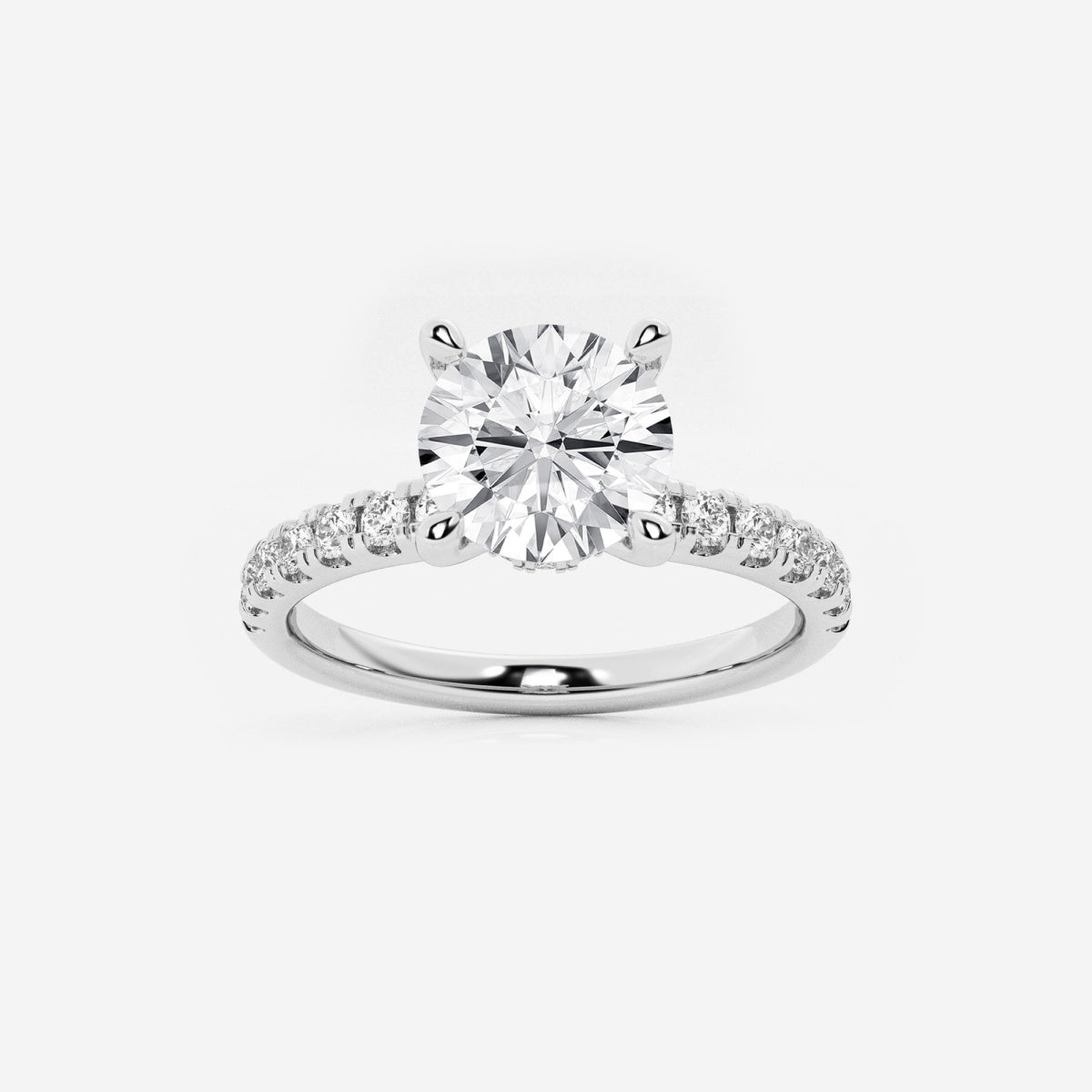 Everly - Hidden Halo Elegance Engagement Ring
