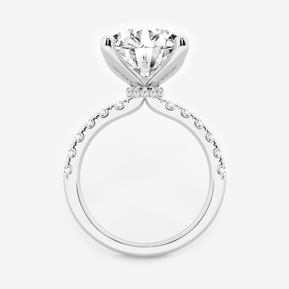Everly - Hidden Halo Elegance Engagement Ring
