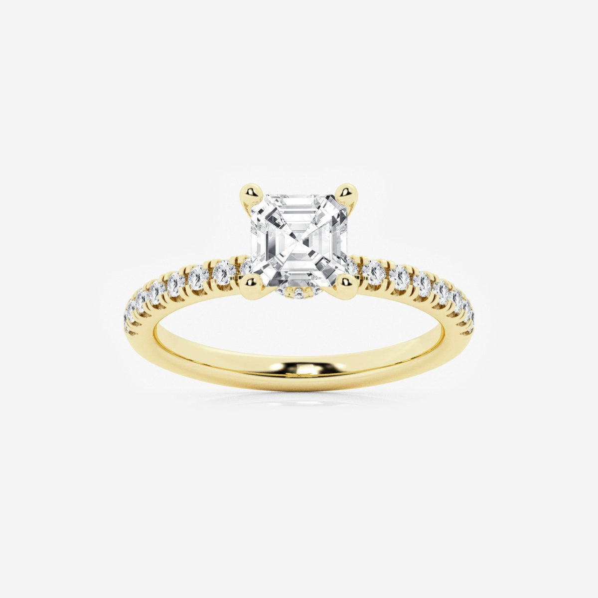 Everly - Hidden Halo Elegance Engagement Ring