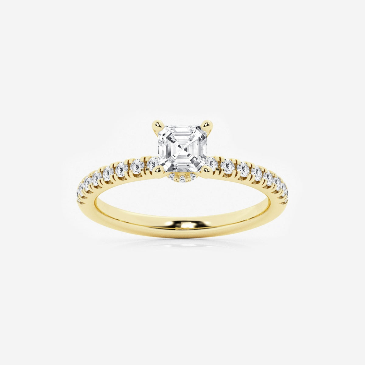 Everly - Hidden Halo Elegance Engagement Ring