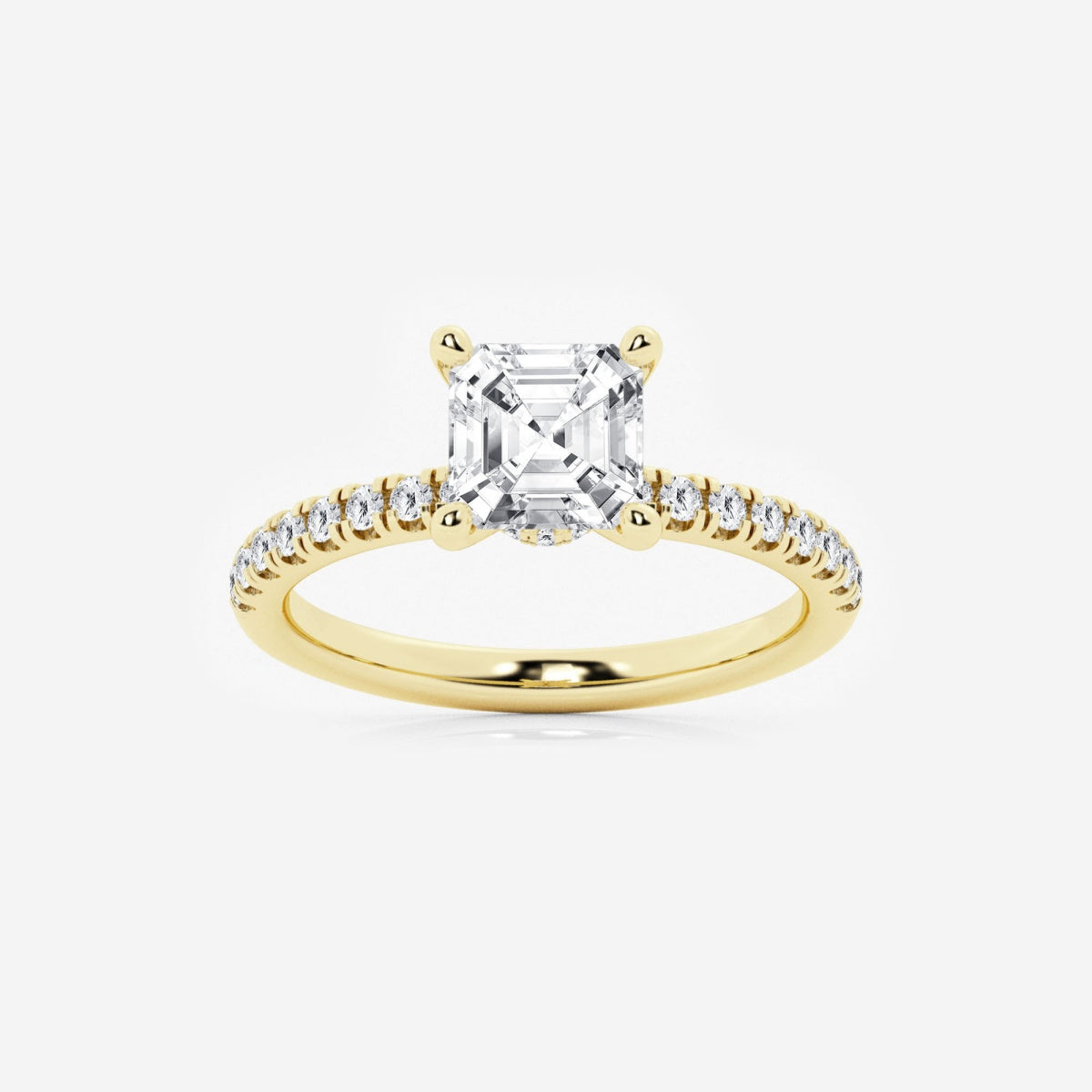 Everly - Hidden Halo Elegance Engagement Ring