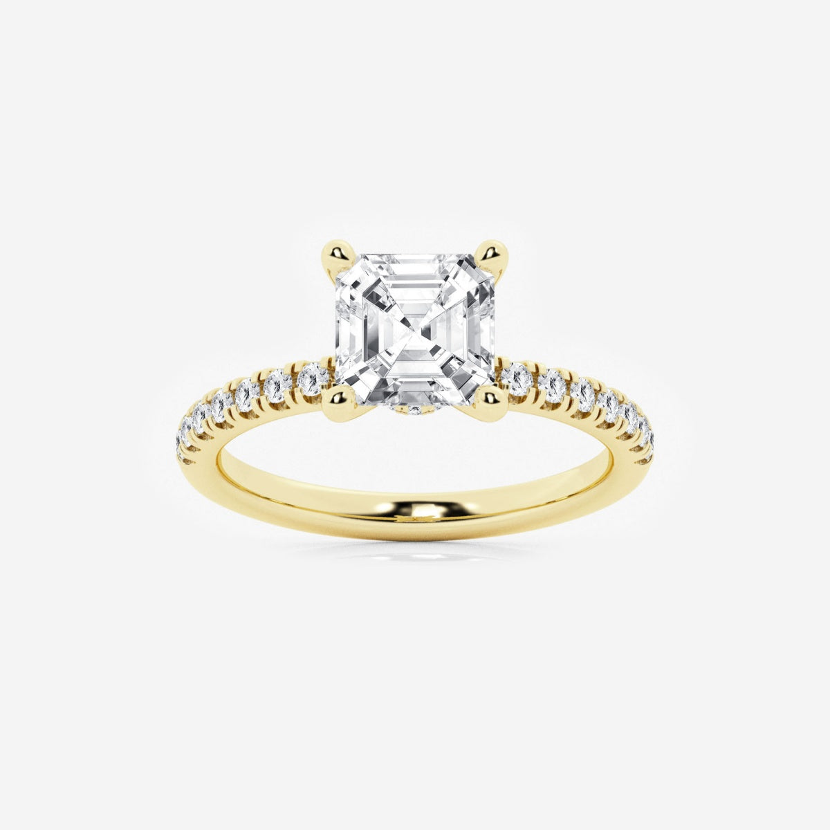 Everly - Hidden Halo Elegance Engagement Ring