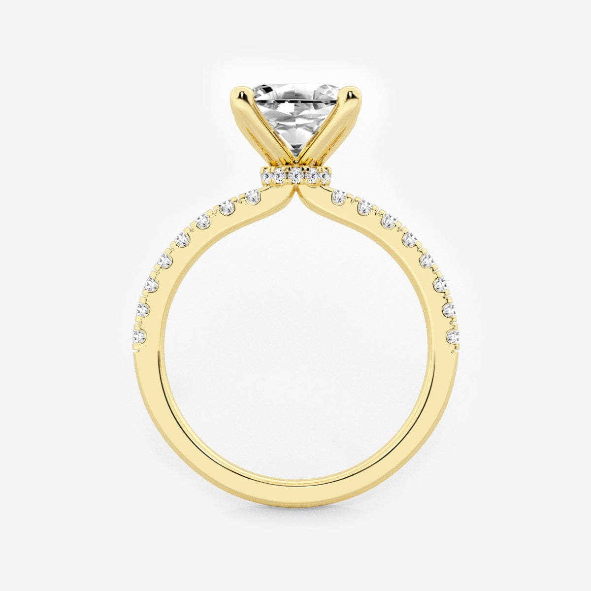 Everly - Hidden Halo Elegance Engagement Ring