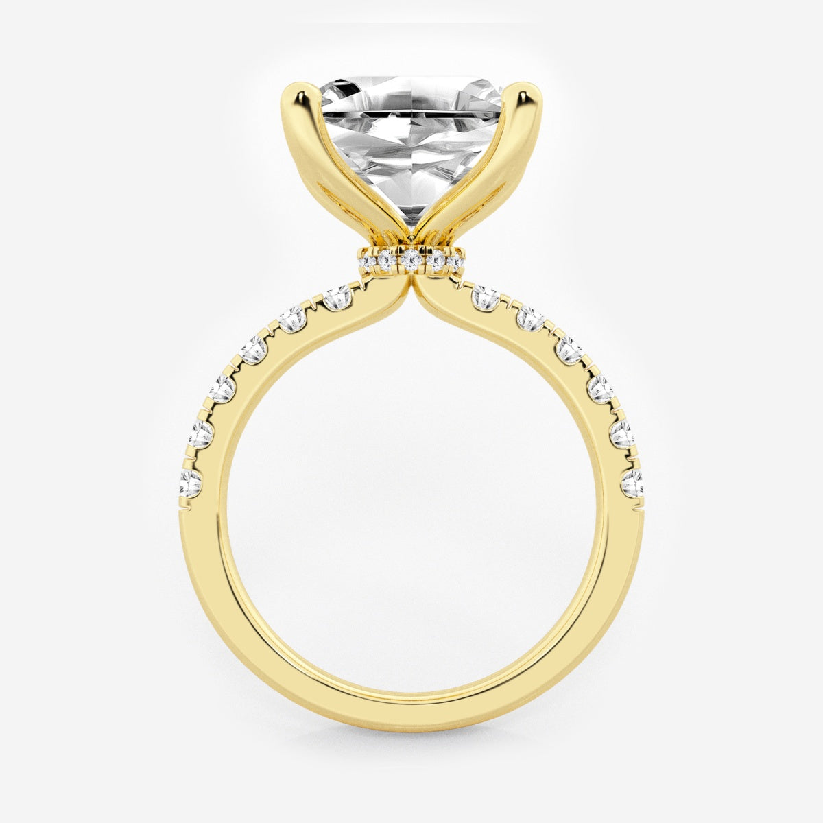 Everly - Hidden Halo Elegance Engagement Ring