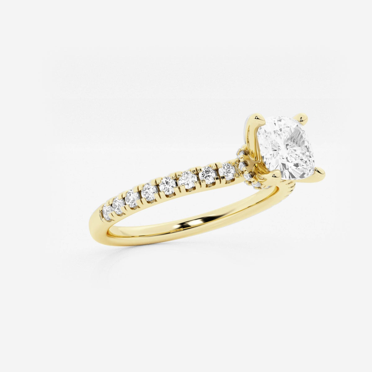 Everly - Hidden Halo Elegance Engagement Ring