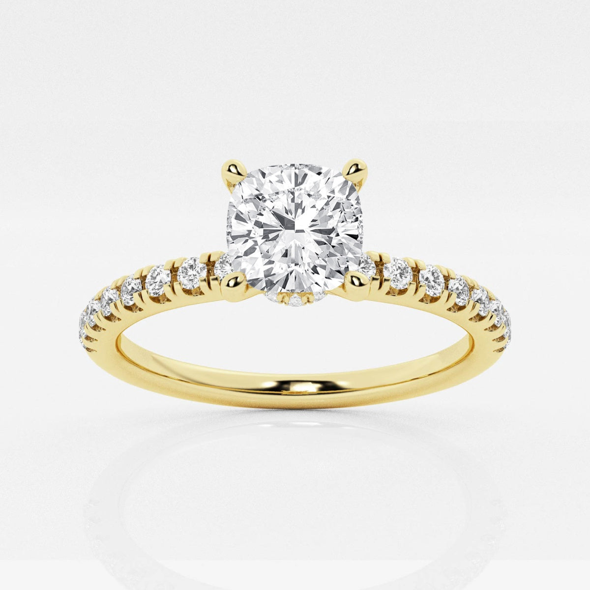 Everly - Hidden Halo Elegance Engagement Ring