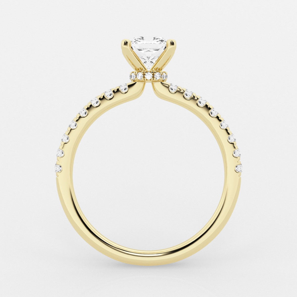 Everly - Hidden Halo Elegance Engagement Ring