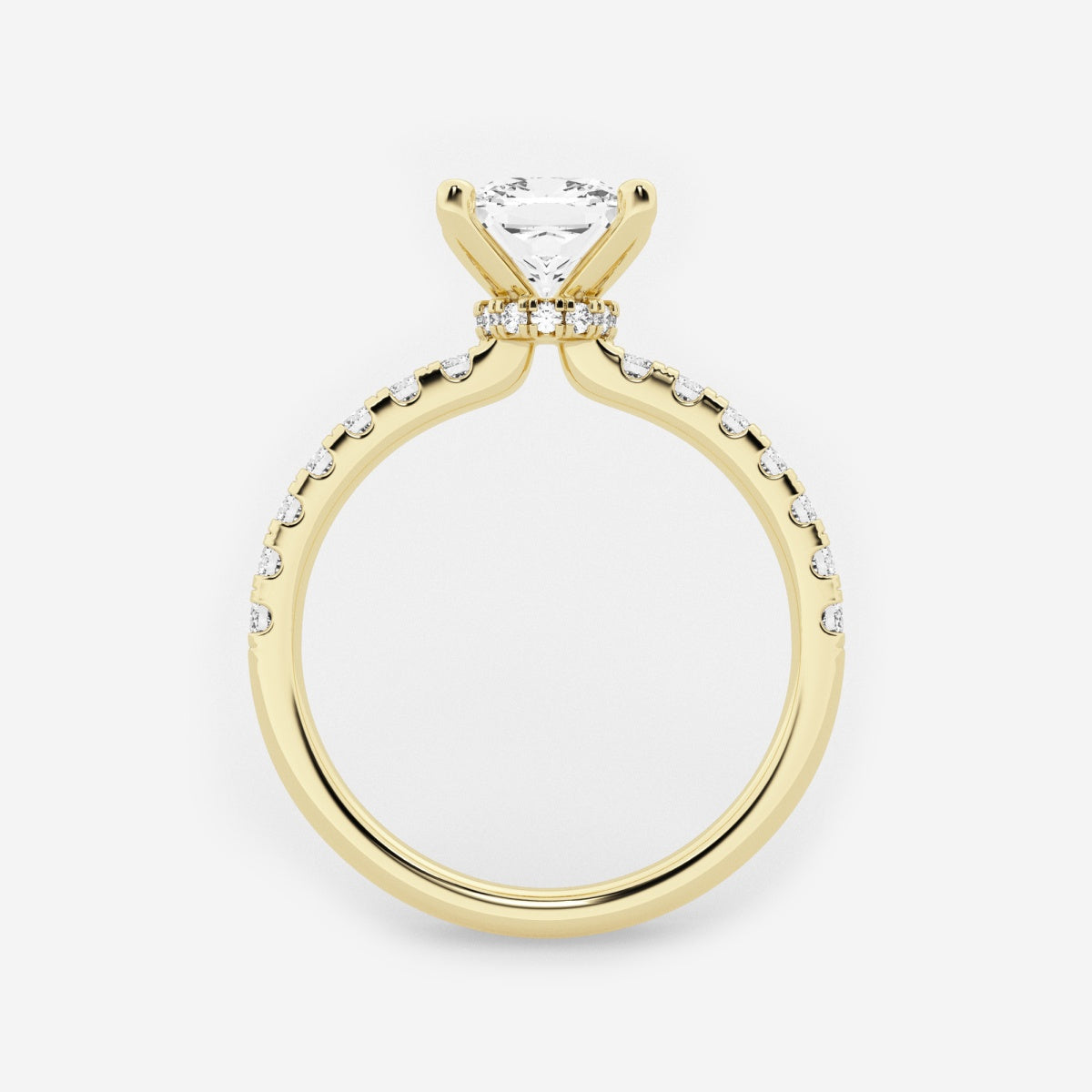 Everly - Hidden Halo Elegance Engagement Ring