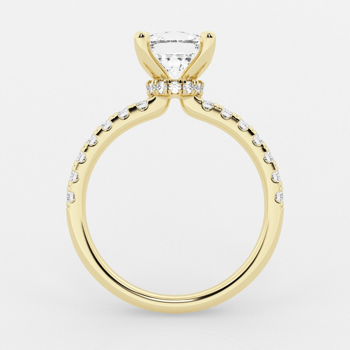 Everly - Hidden Halo Elegance Engagement Ring