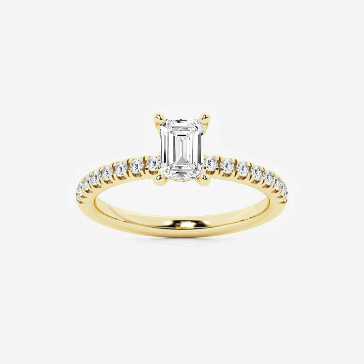Everly - Hidden Halo Elegance Engagement Ring