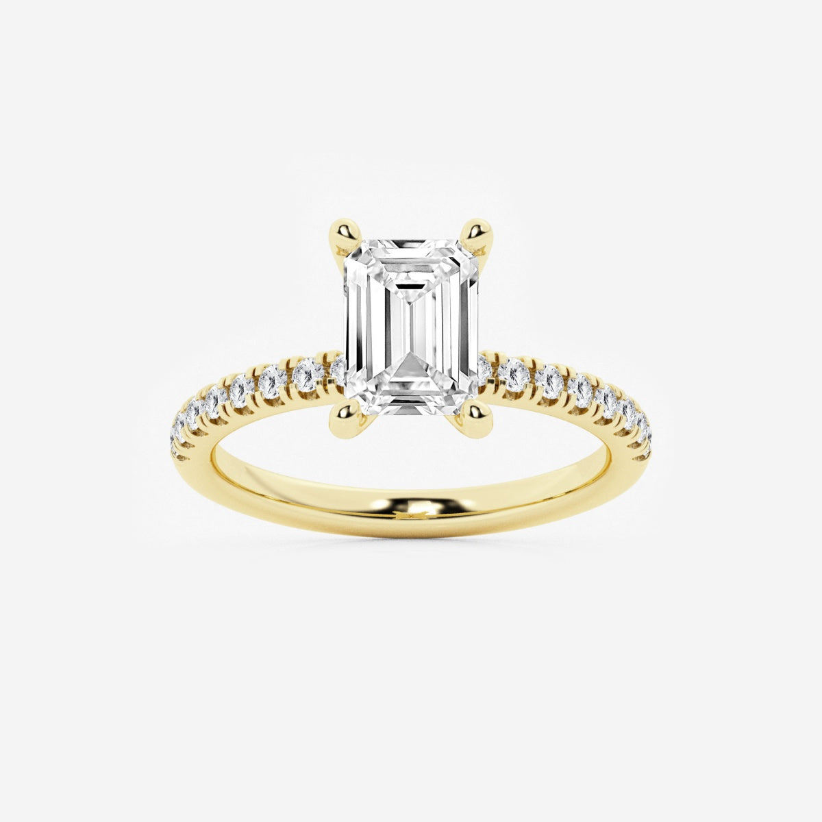 Everly - Hidden Halo Elegance Engagement Ring