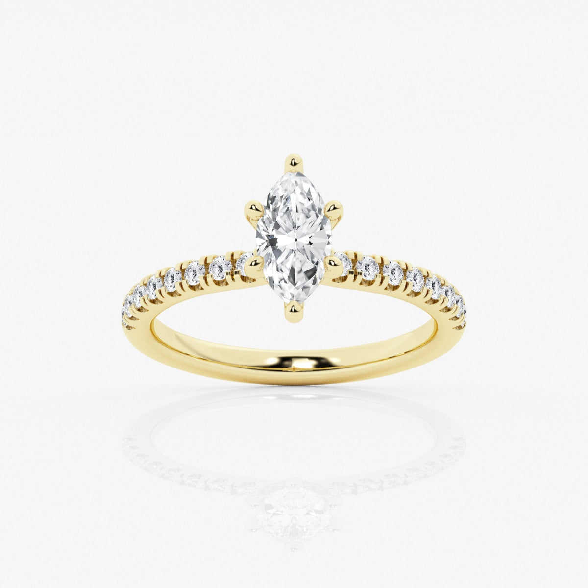 Everly - Hidden Halo Elegance Engagement Ring