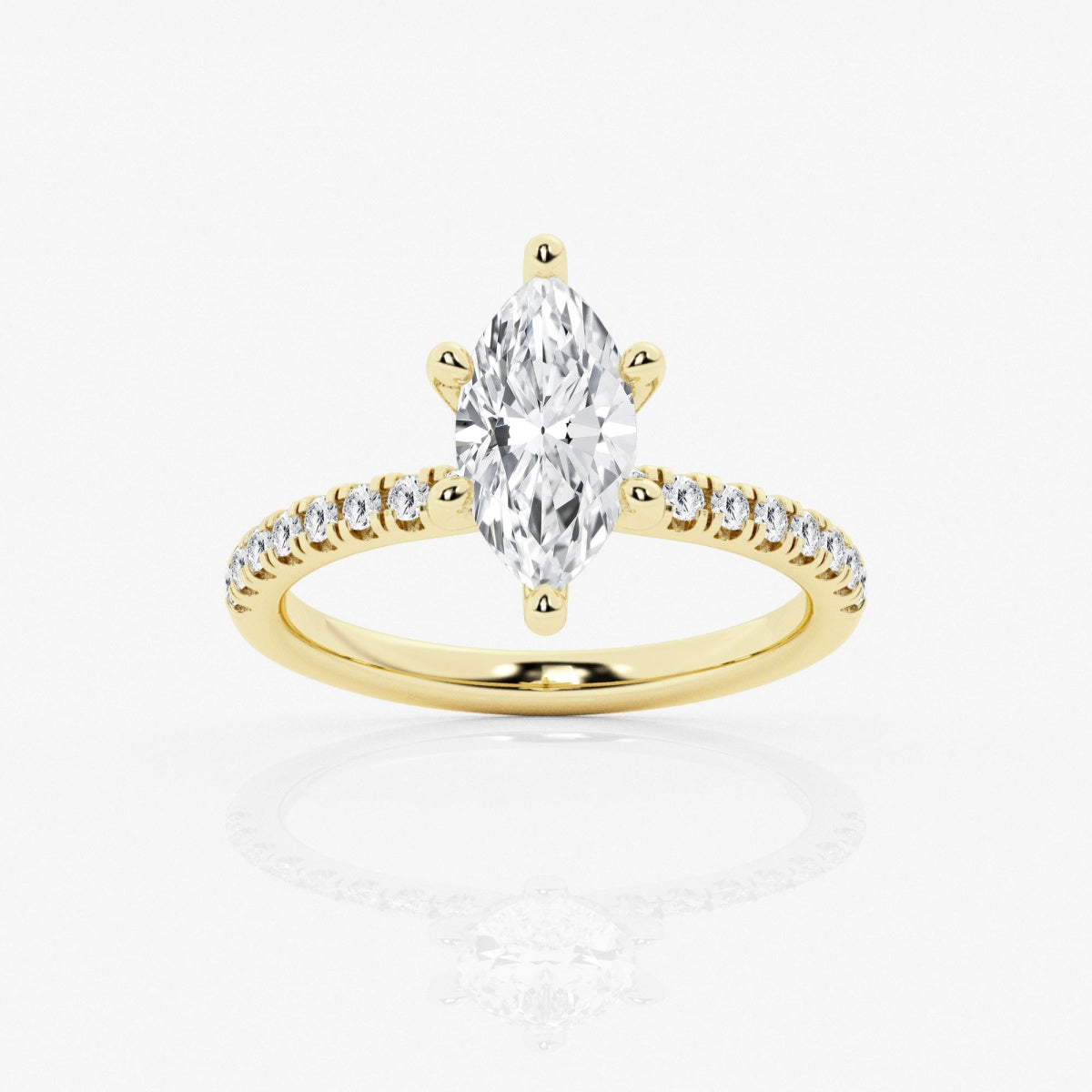 Everly - Hidden Halo Elegance Engagement Ring