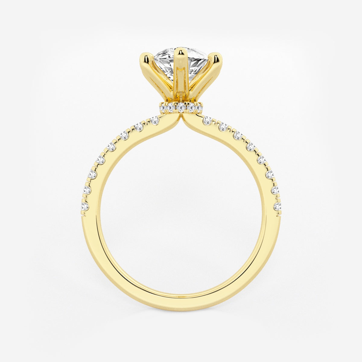 Everly - Hidden Halo Elegance Engagement Ring