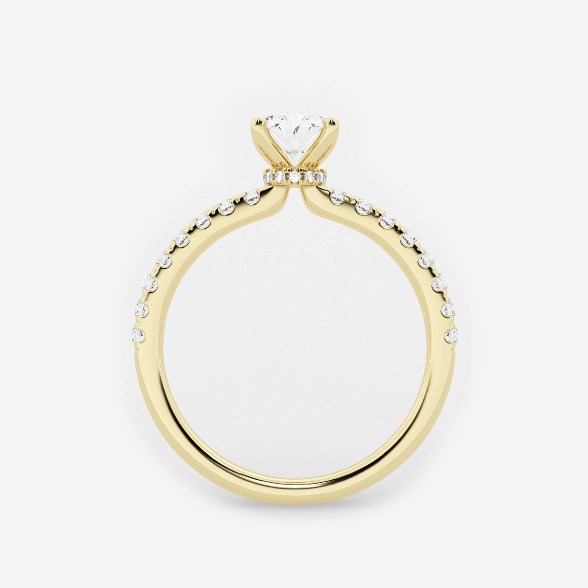 Everly - Hidden Halo Elegance Engagement Ring