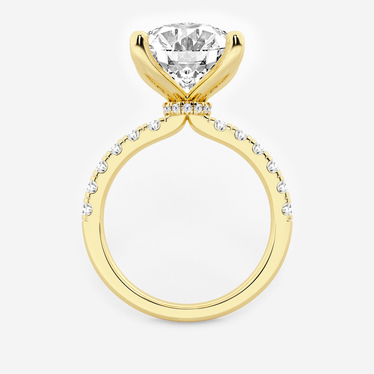 Everly - Hidden Halo Elegance Engagement Ring