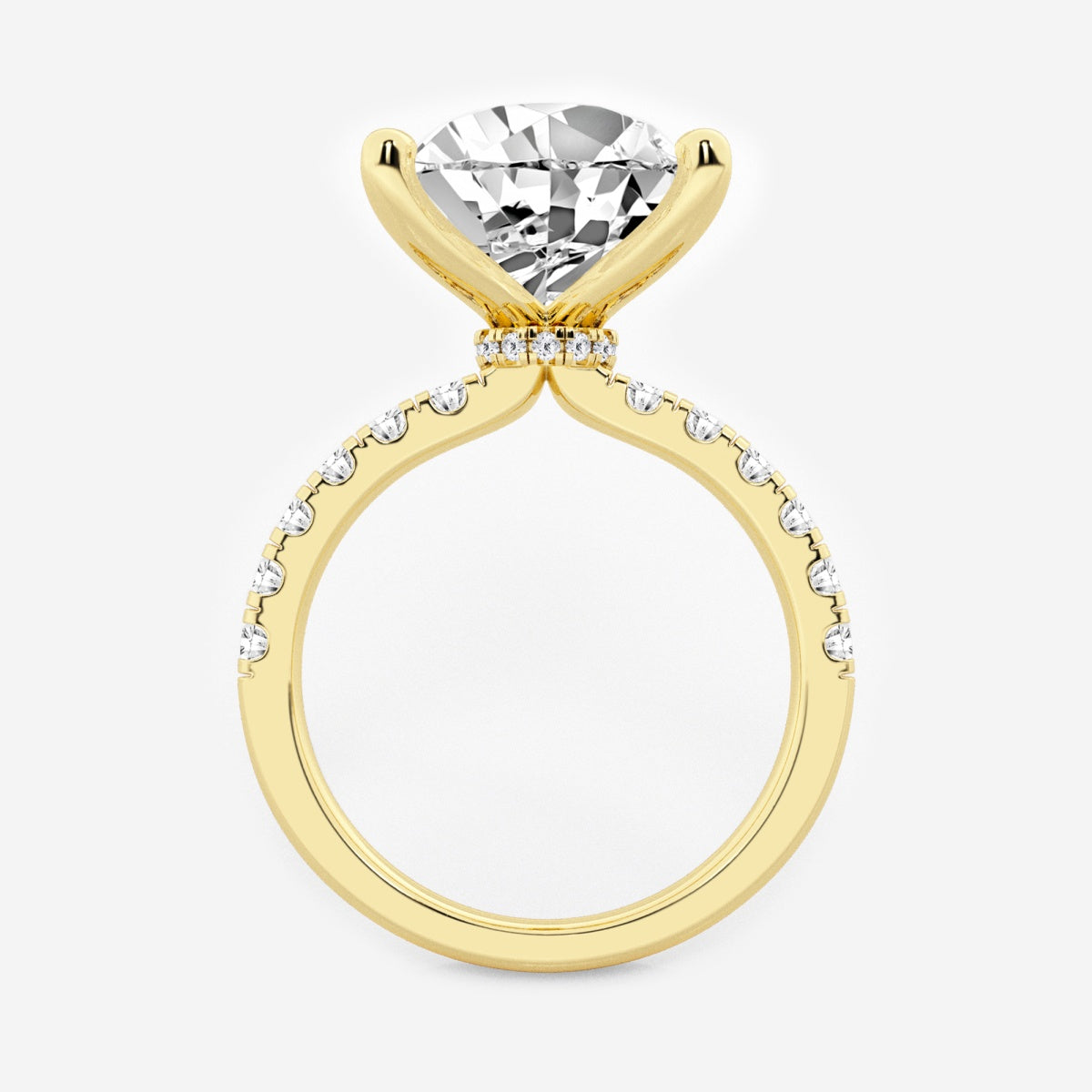 Everly - Hidden Halo Elegance Engagement Ring