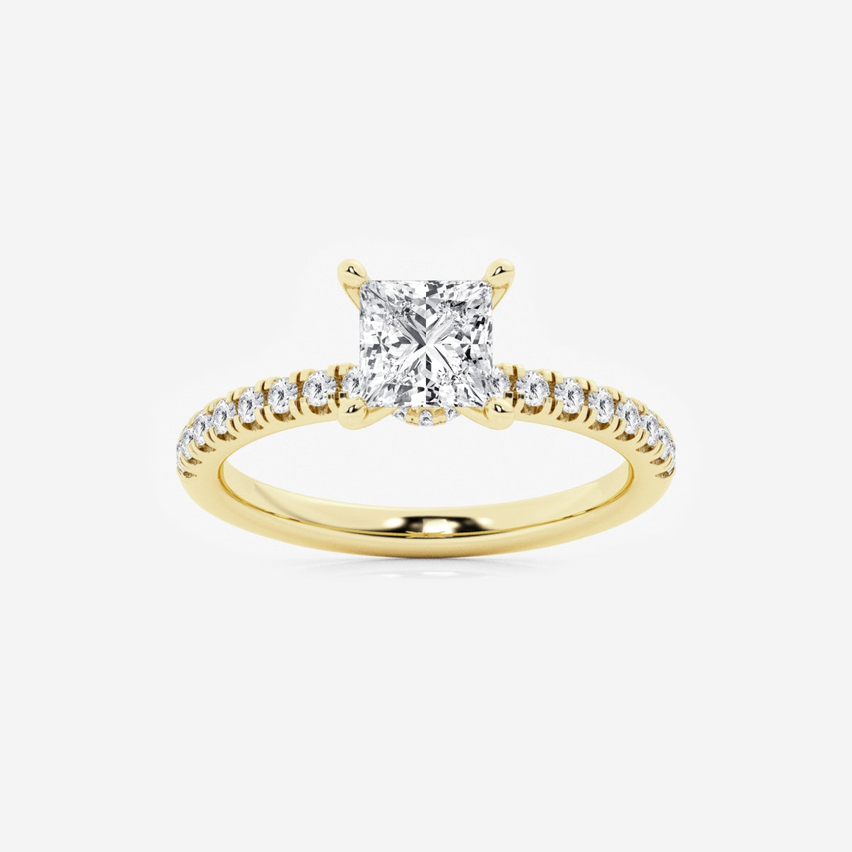 Everly - Hidden Halo Elegance Engagement Ring