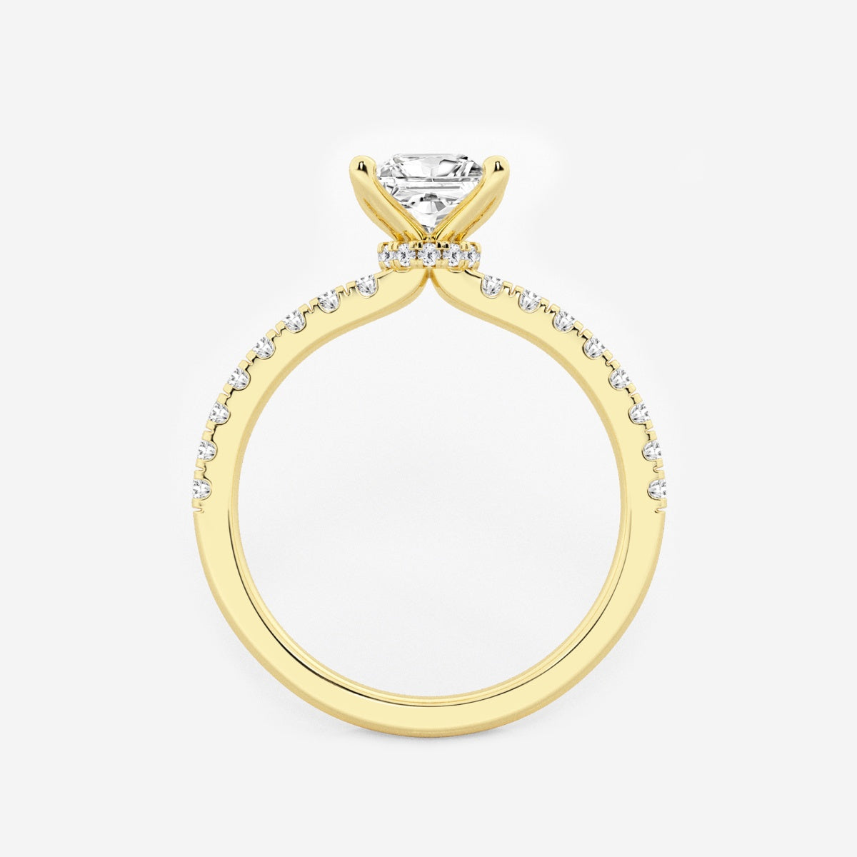 Everly - Hidden Halo Elegance Engagement Ring