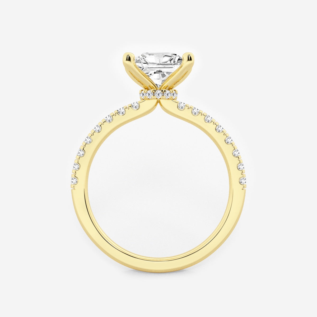 Everly - Hidden Halo Elegance Engagement Ring