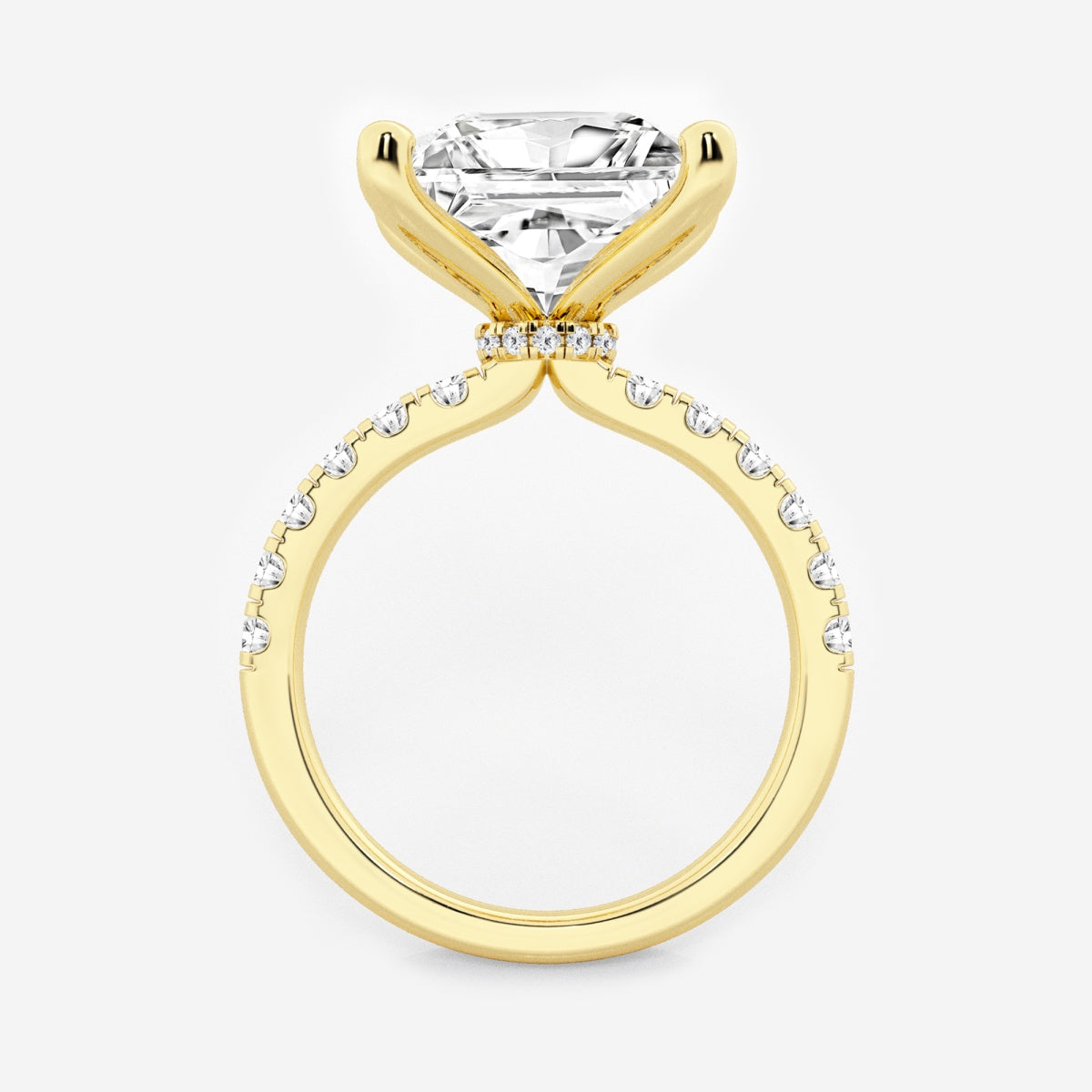 Everly - Hidden Halo Elegance Engagement Ring