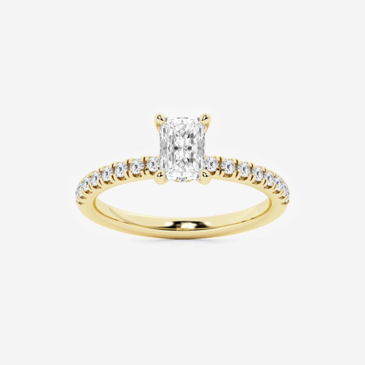 Everly - Hidden Halo Elegance Engagement Ring