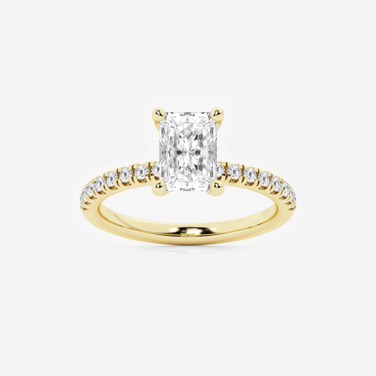Everly - Hidden Halo Elegance Engagement Ring