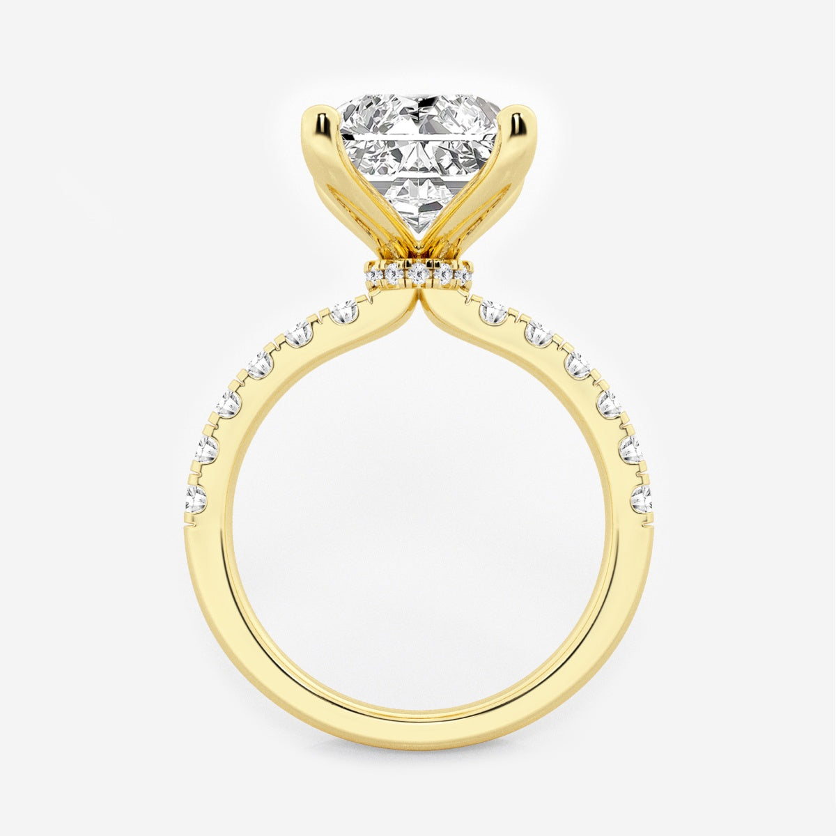 Everly - Hidden Halo Elegance Engagement Ring