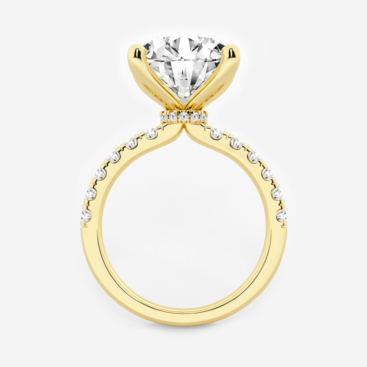 Everly - Hidden Halo Elegance Engagement Ring