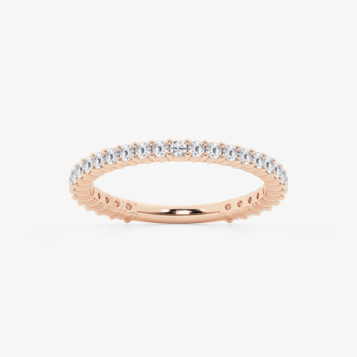 Lia - Shared Prong Eternity Wedding Ring