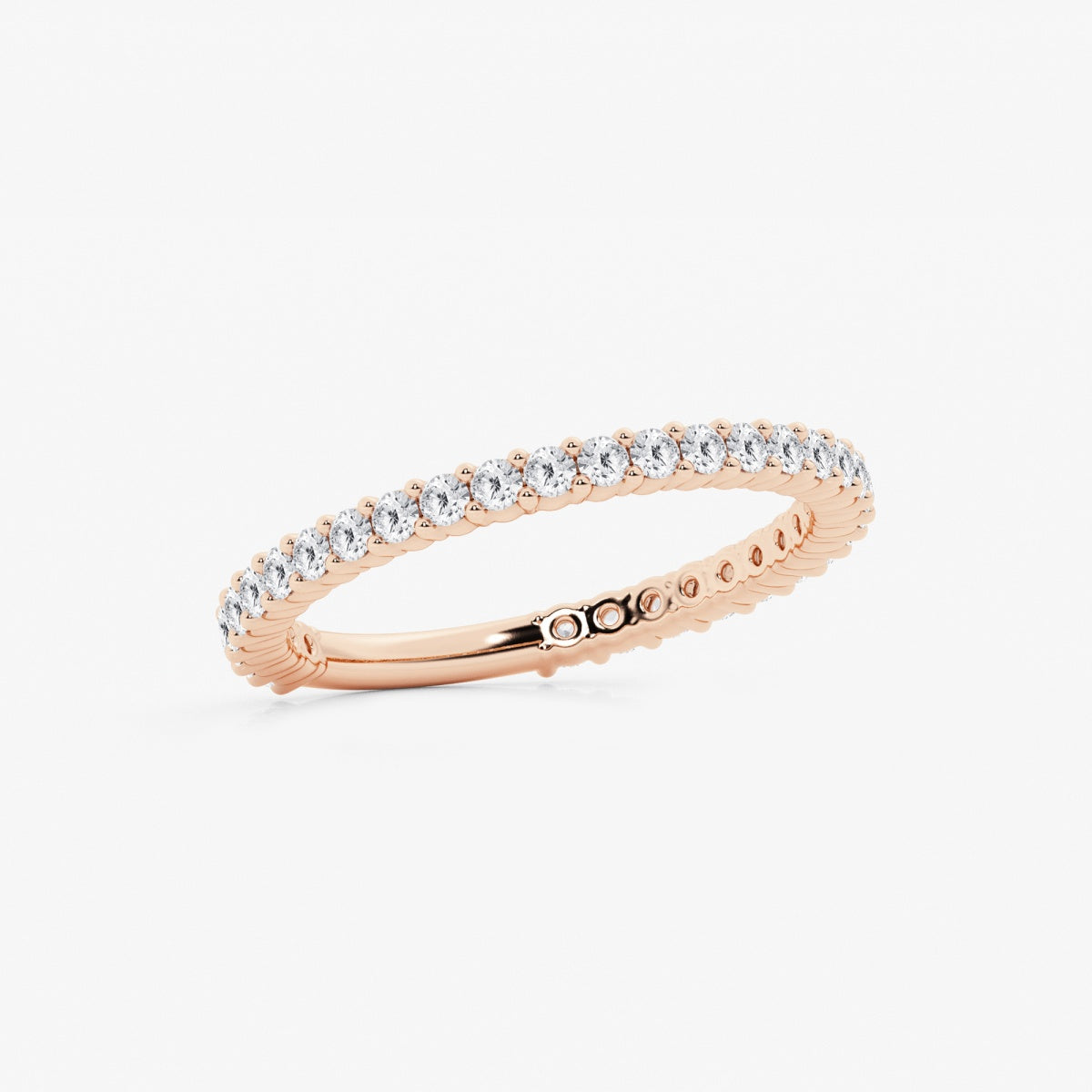 Lia - Shared Prong Eternity Wedding Ring