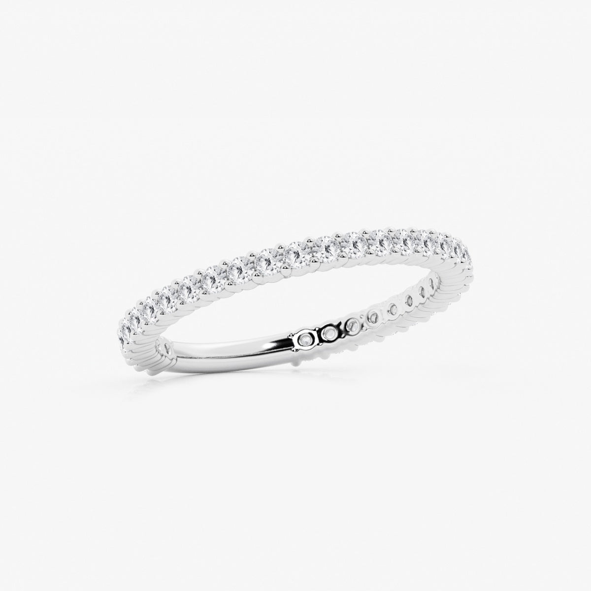 Lia - Shared Prong Eternity Wedding Ring