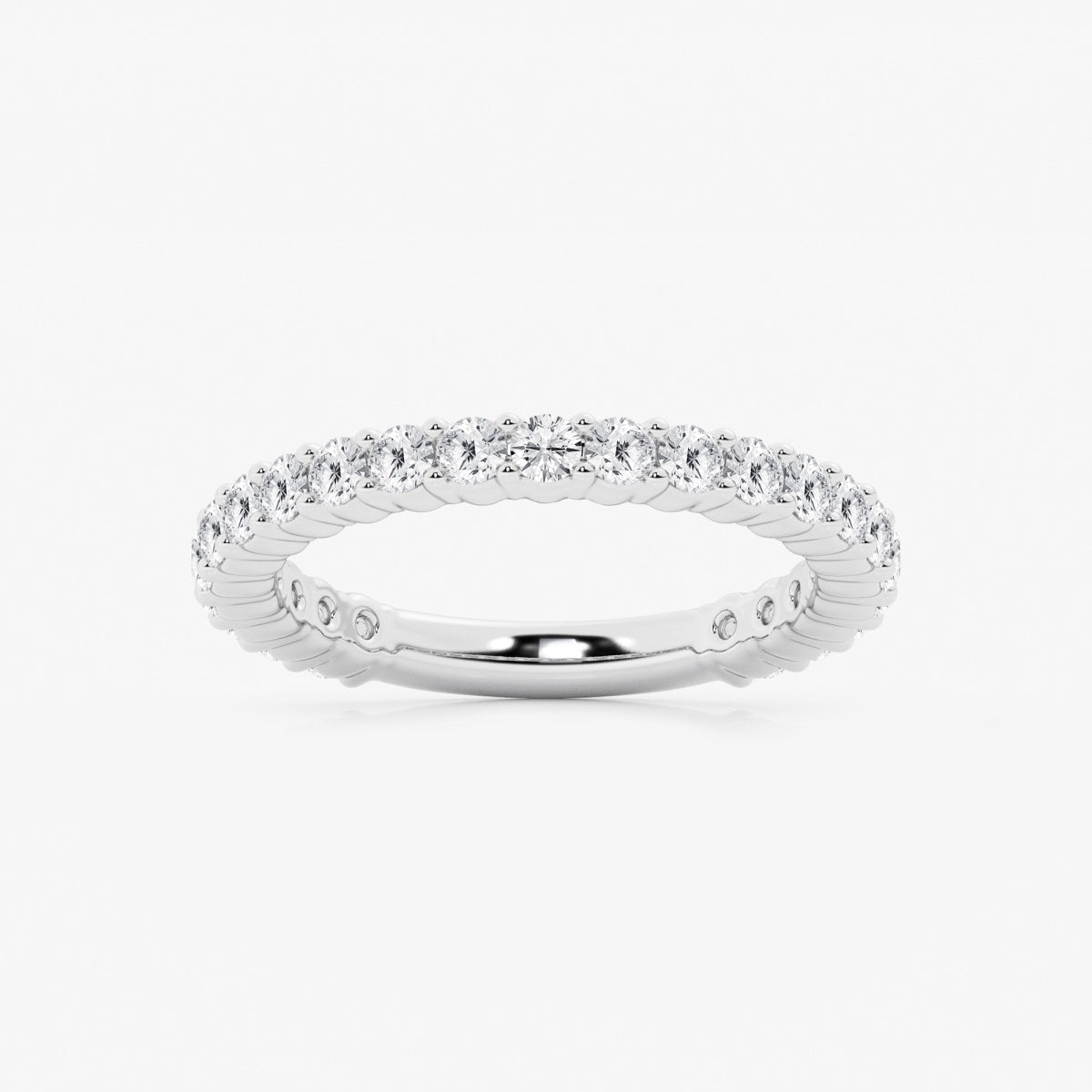 Lia - Shared Prong Eternity Wedding Ring
