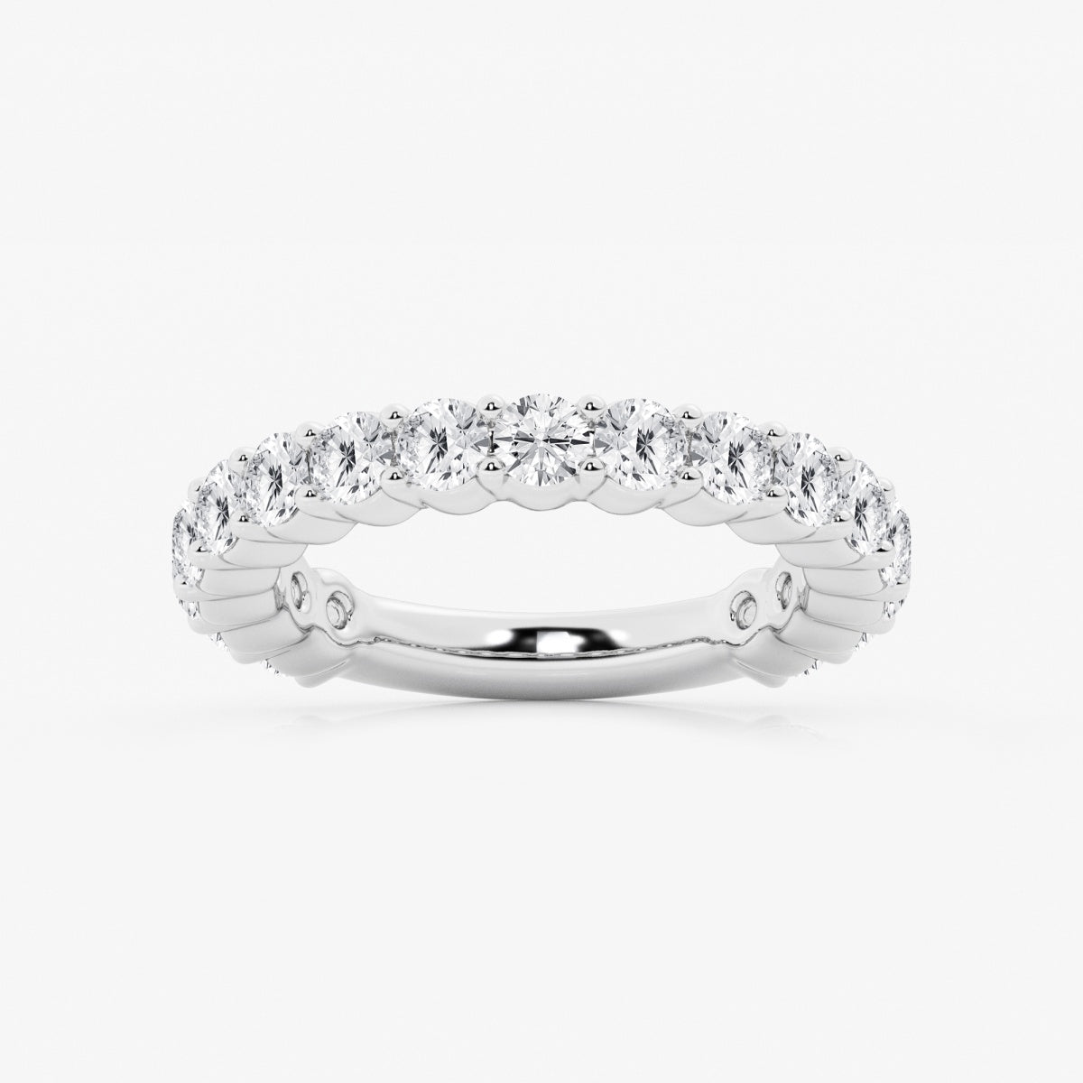 Lia - Shared Prong Eternity Wedding Ring