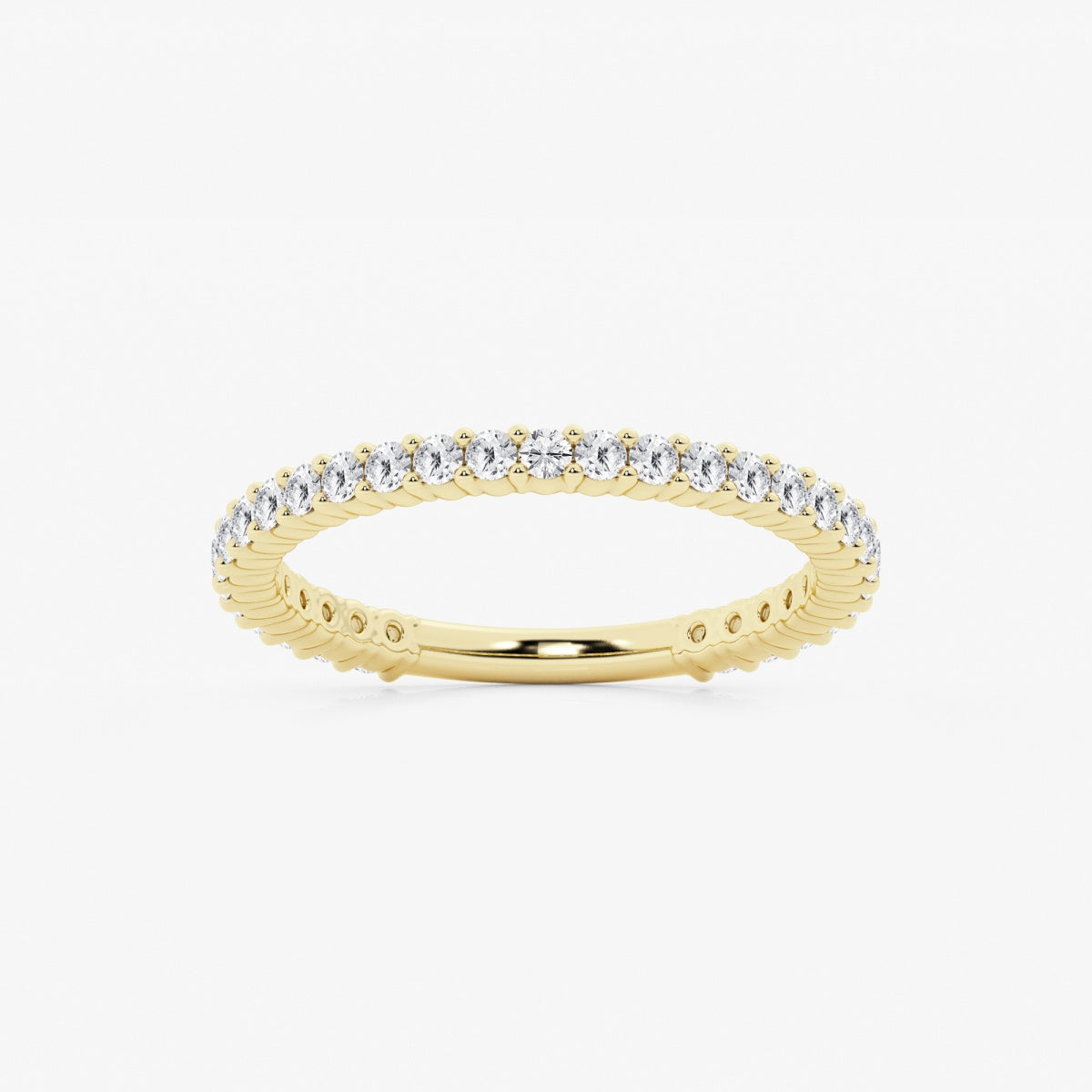 Lia - Shared Prong Eternity Wedding Ring