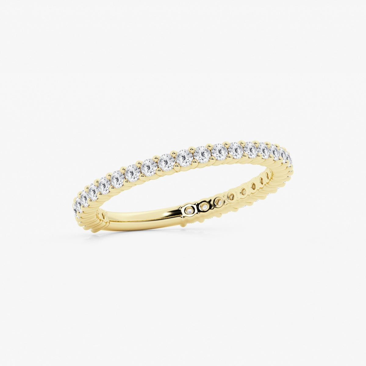 Lia - Shared Prong Eternity Wedding Ring