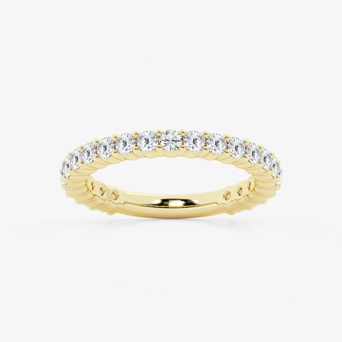 Lia - Shared Prong Eternity Wedding Ring