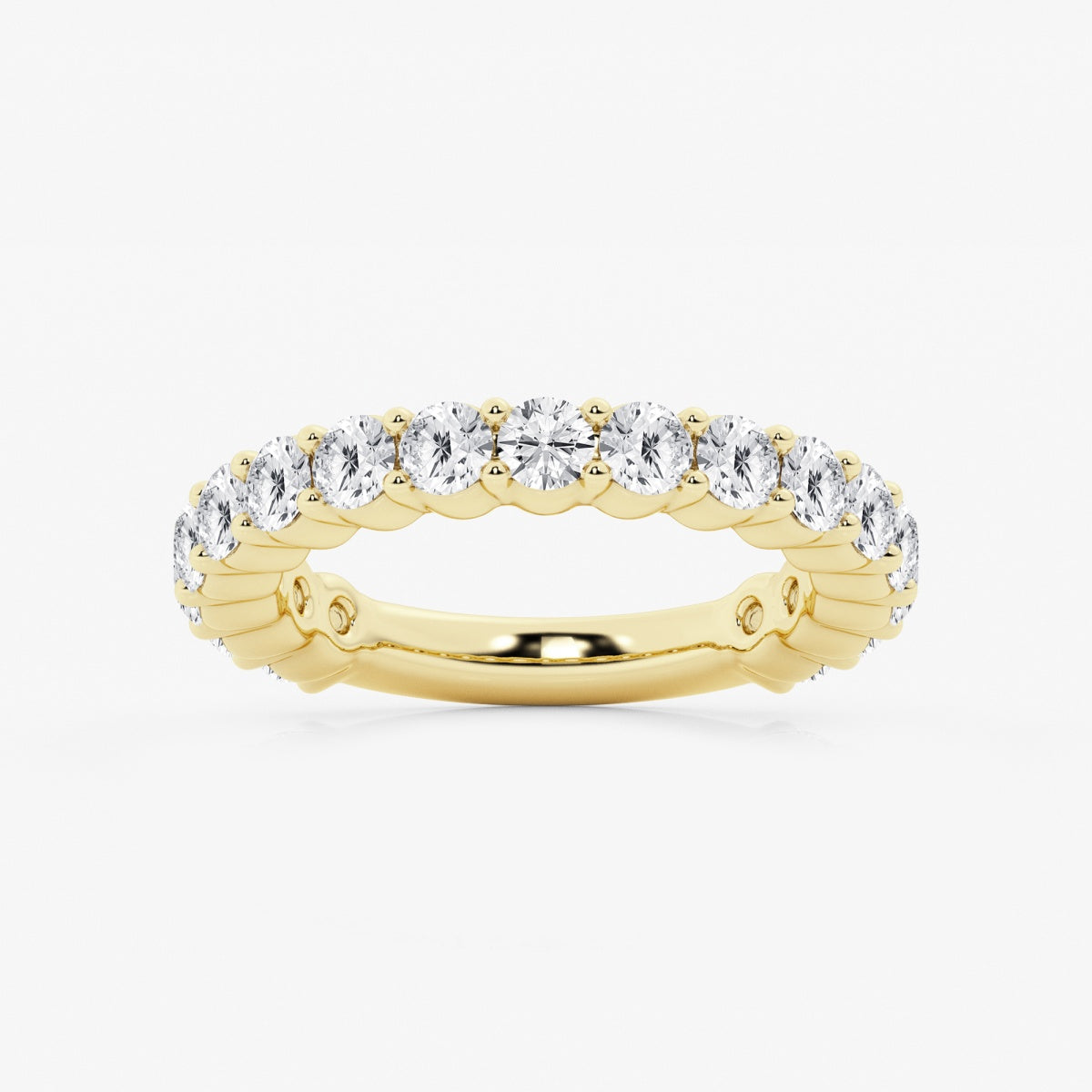 Lia - Shared Prong Eternity Wedding Ring