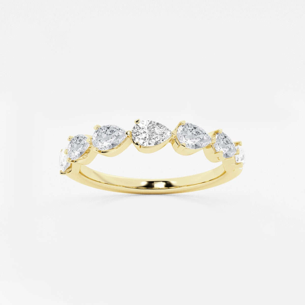 Kylie - Floating Anniversary Design Wedding Ring
