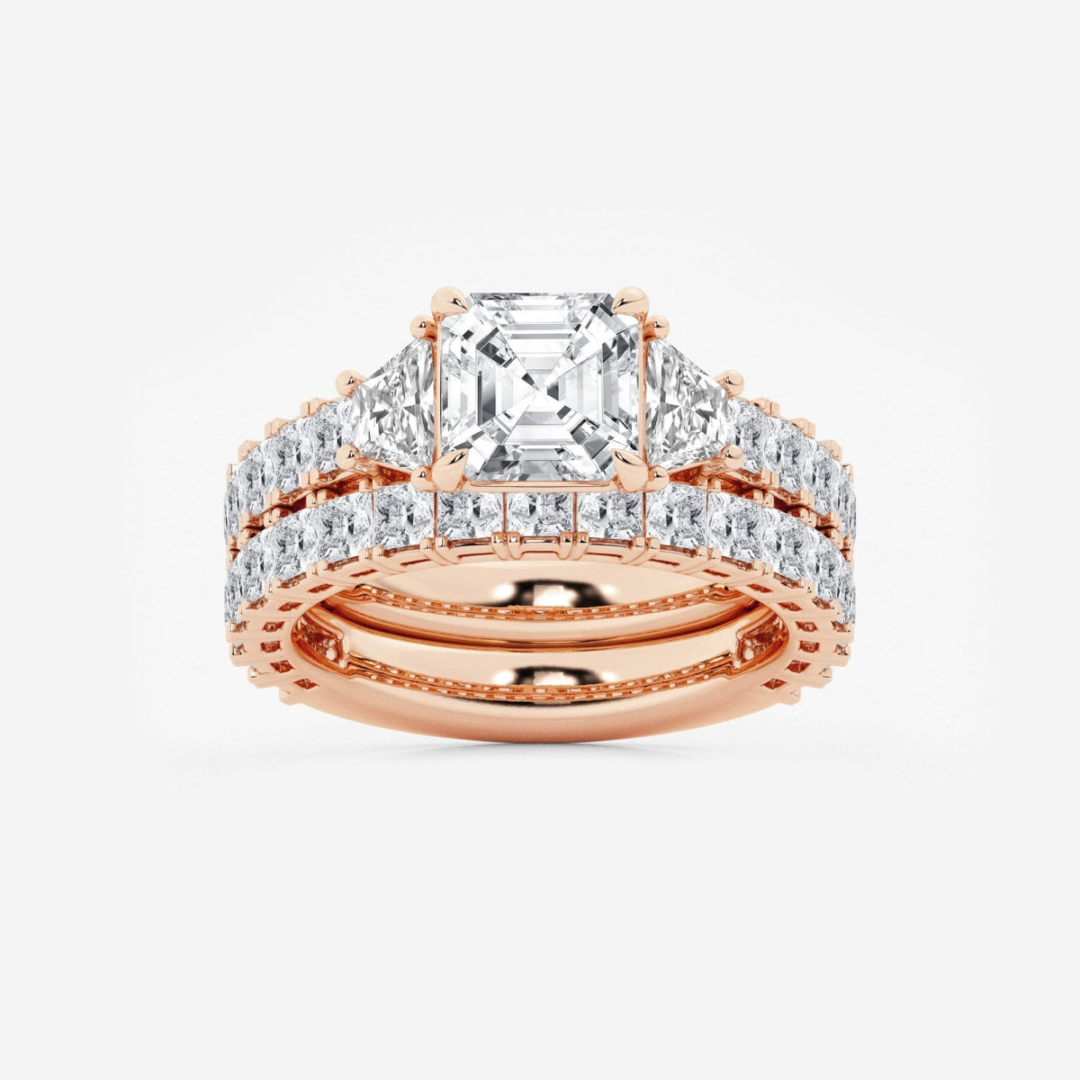 Genevieve - Intricate Bridal Set Engagement Ring