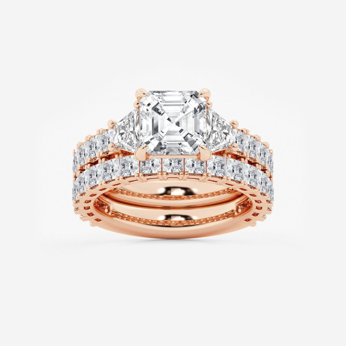 Genevieve - Intricate Bridal Set Engagement Ring