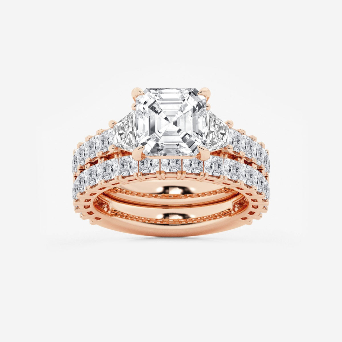 Genevieve - Intricate Bridal Set Engagement Ring