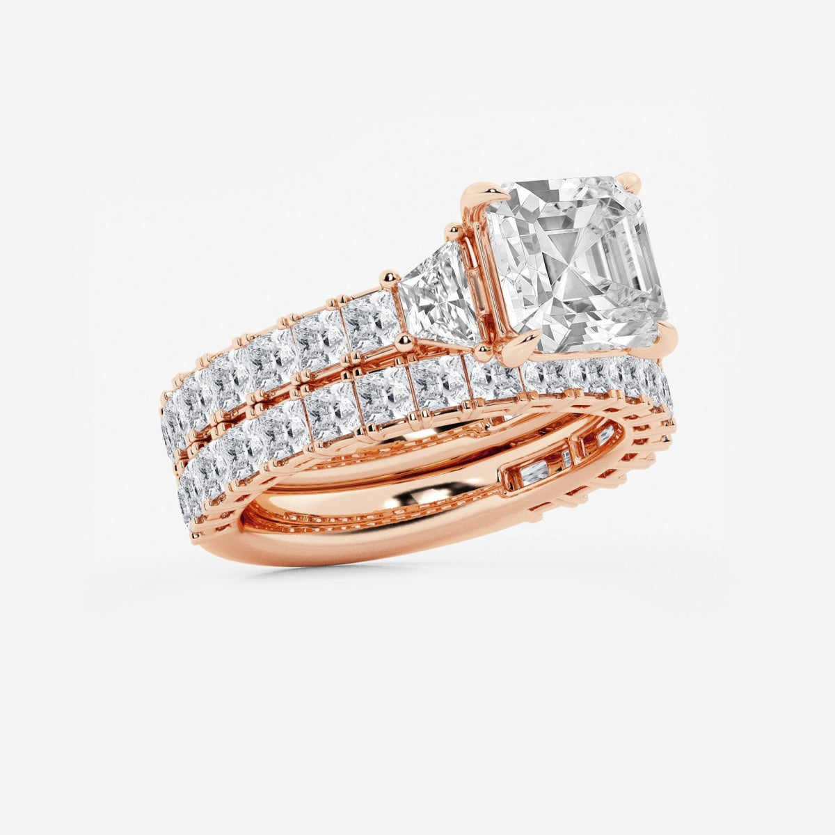 Genevieve - Intricate Bridal Set Engagement Ring
