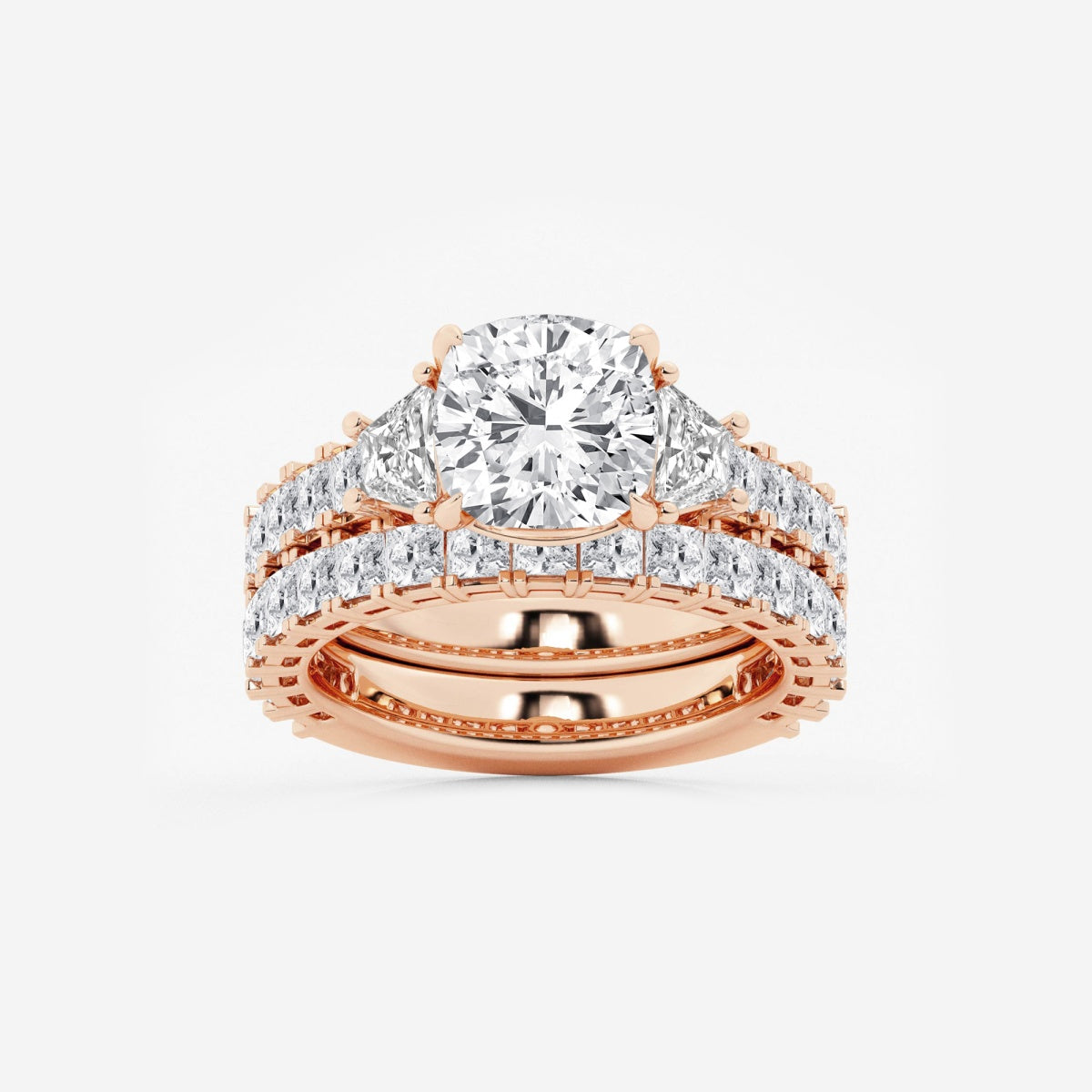 Genevieve - Intricate Bridal Set Engagement Ring