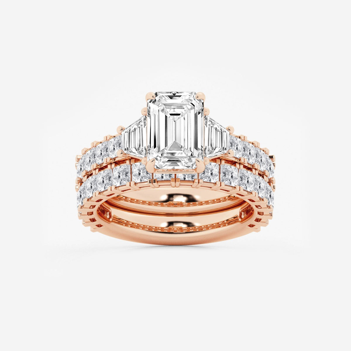 Genevieve - Intricate Bridal Set Engagement Ring