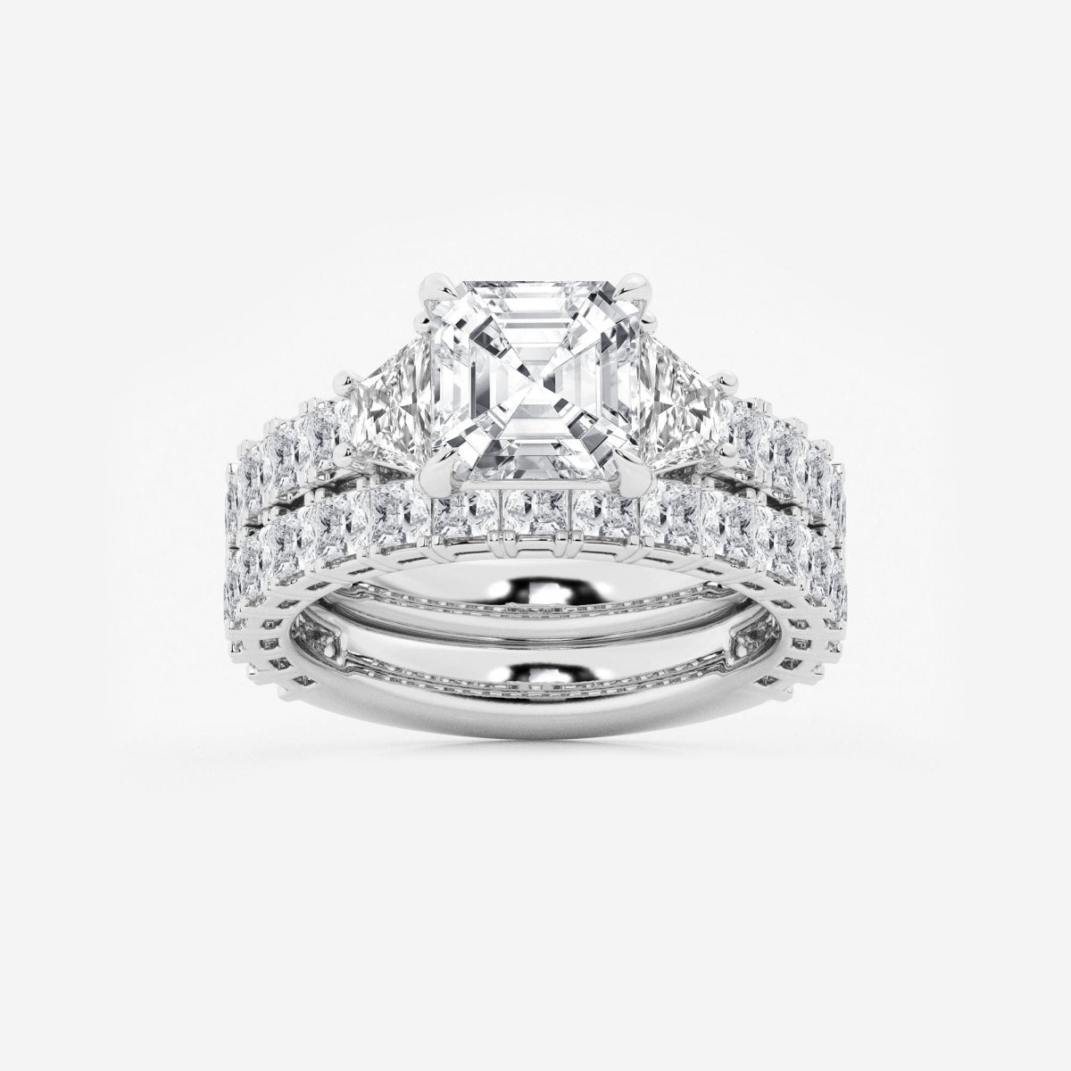 Genevieve - Intricate Bridal Set Engagement Ring