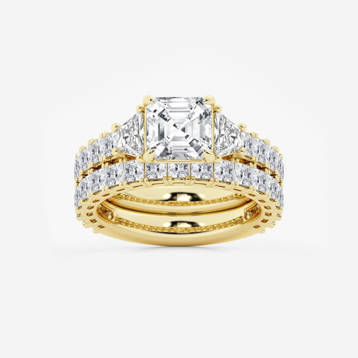 Genevieve - Intricate Bridal Set Engagement Ring