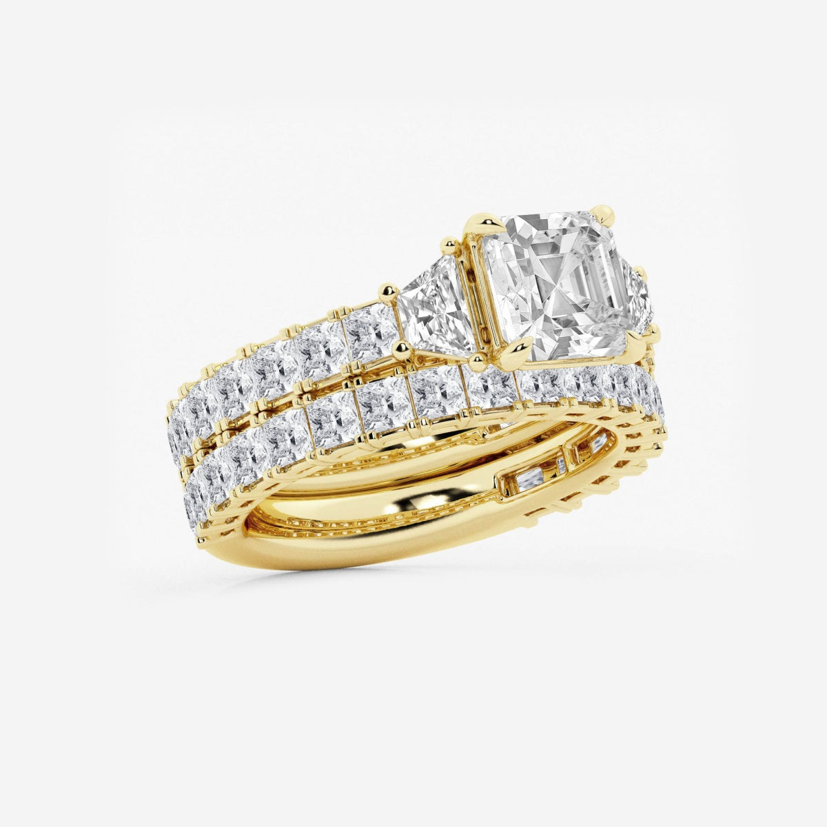 Genevieve - Intricate Bridal Set Engagement Ring