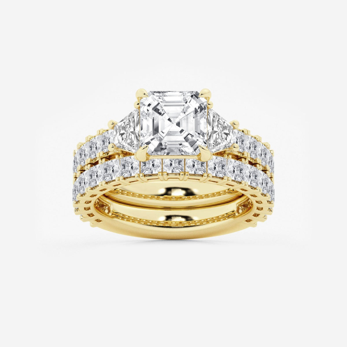 Genevieve - Intricate Bridal Set Engagement Ring