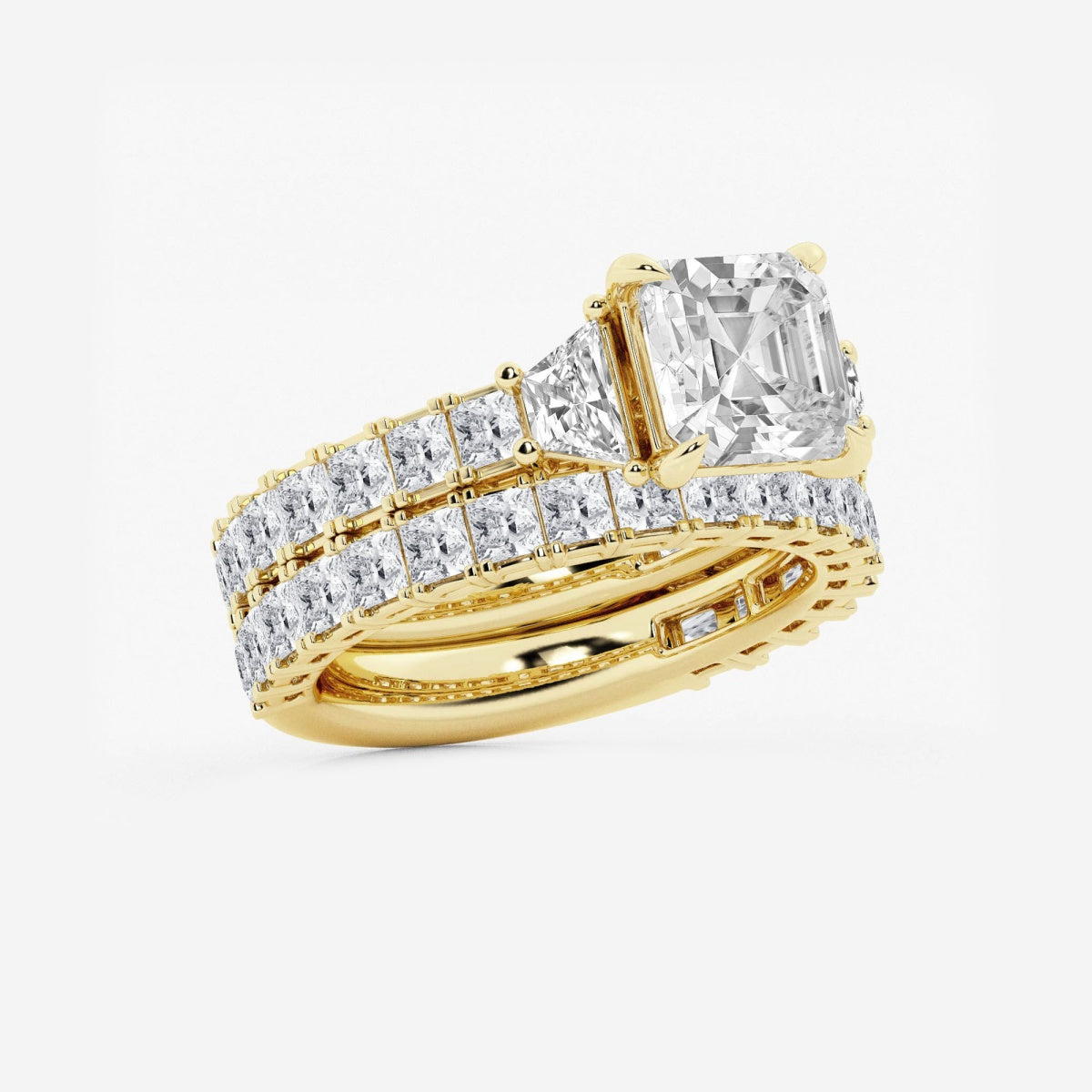 Genevieve - Intricate Bridal Set Engagement Ring